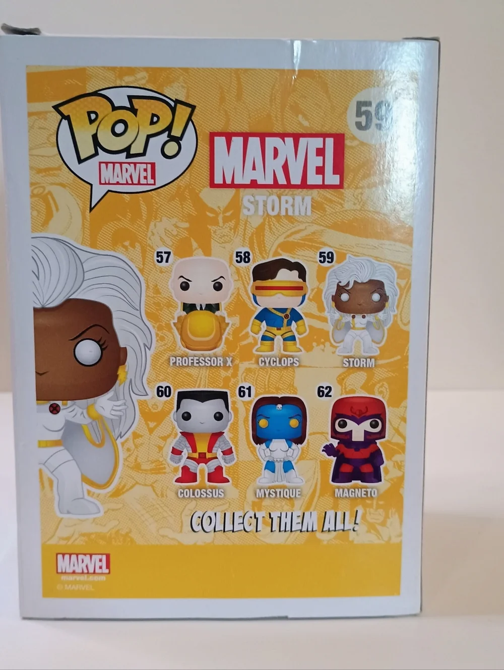 Funko Pop! Marvel Storm Vinyl Figure - White & Yellow